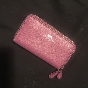 Purple Coach Wallet